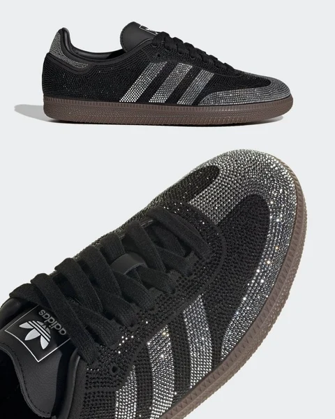 ADIDAS SAMBA OG BLACK RHINOSTONE - Image 3