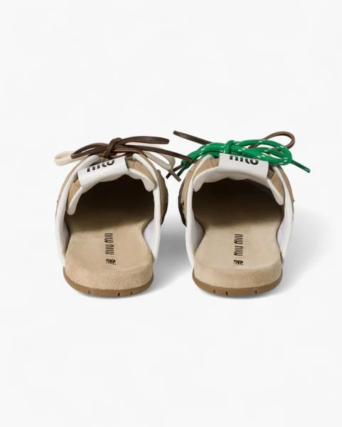 NEW BALANCE 530 SL MULE MIU MIU ECRU - Image 4