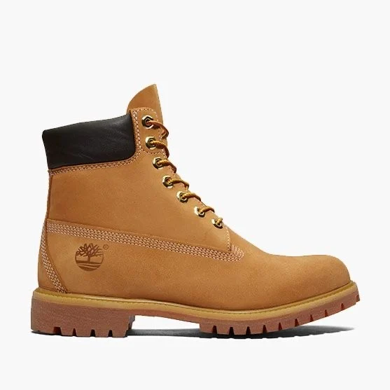 Timberland Premium 6 Inch Leather High Boots Wheat Yellow
