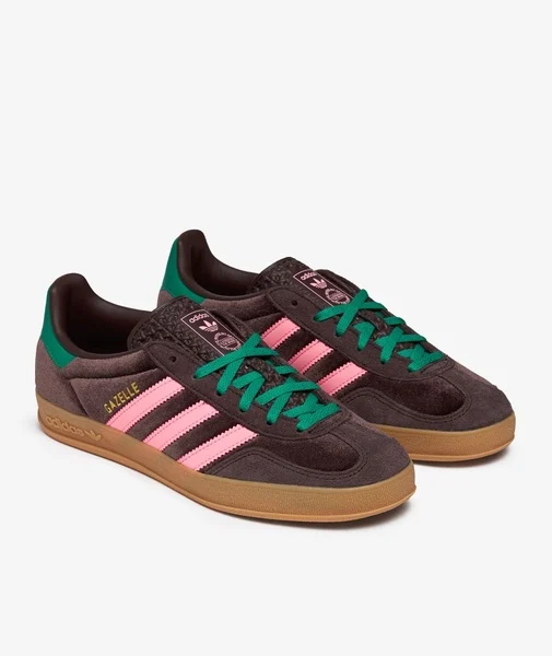ADIDAS GAZELLE INDOOR VELVET BROWN - Image 2